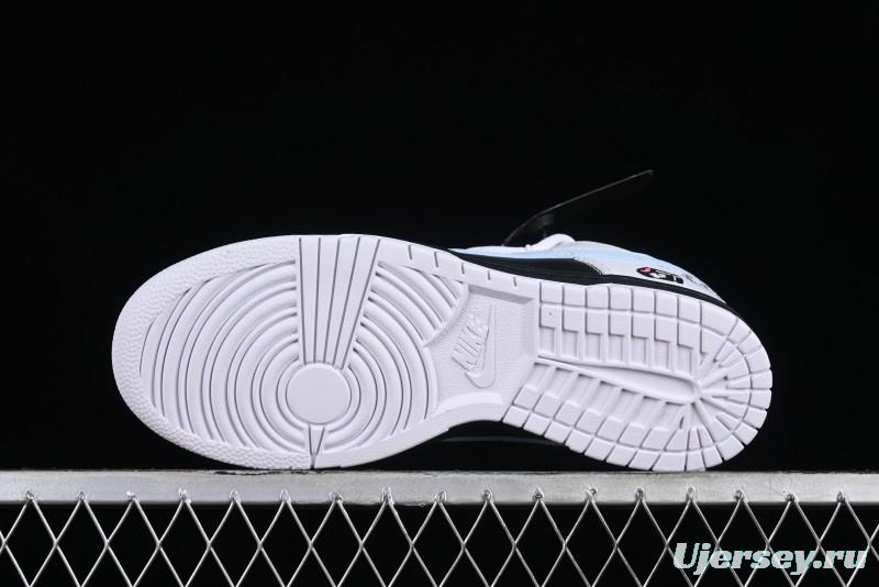 Nike Dunk Low Reverse Panda Graffiti Color SB Lace-Up Low-Top Casual Skate Shoes - FD9064-011