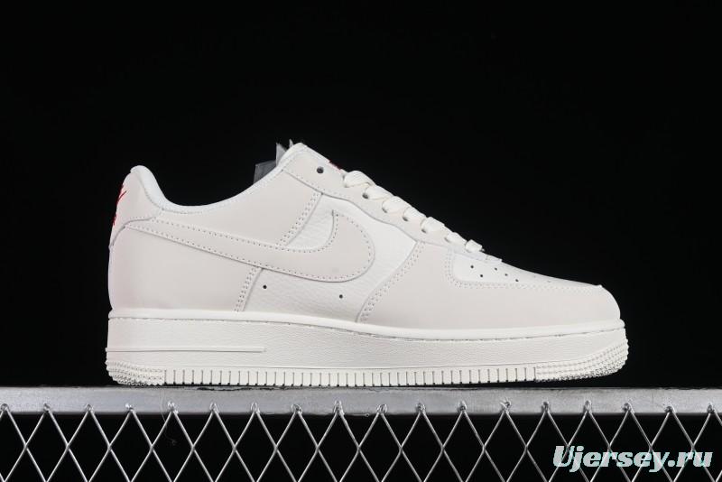 Supreme x Nike Air Force 1'07 Low Off-White Casual Skate Shoes with Zoom Air Cushion - HD1968-007