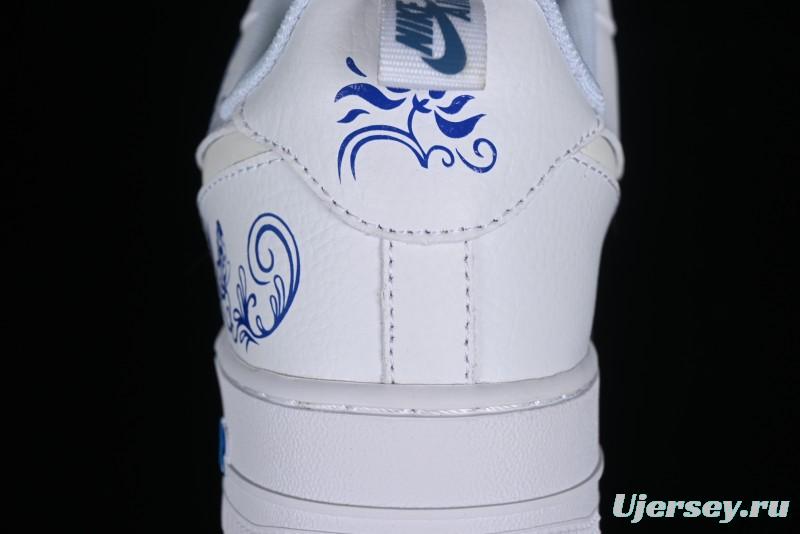 Nike Air Force 1 '07 Low "Butterfly Loves Flowers" Casual Sneakers - FB8971-100