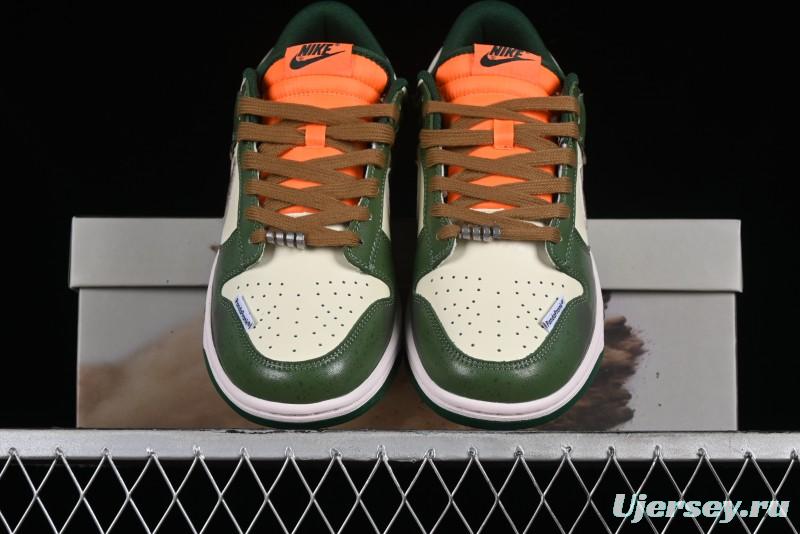 Nike Dunk Low Panda Prank Street Racing Lightyear Distressed SB Strap Low-Top Casual Sneakers - DD1391-300