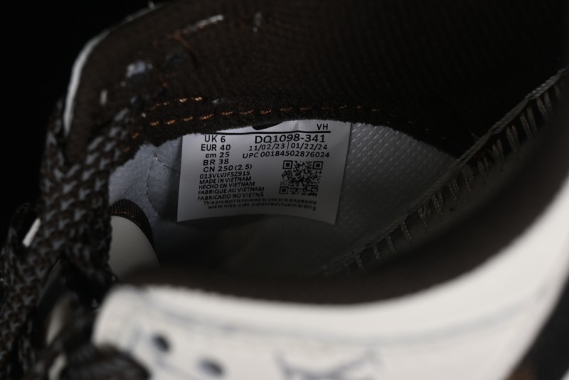 Nike Dunk Low LV Louis Vuitton - Beige Black Denim Anniversary High-End Custom Sneakers - DQ1098-341