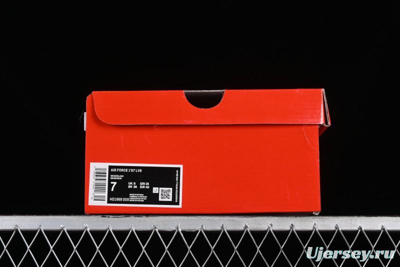 Supreme x Nike Air Force 1 '07 Low Casual Skate Shoes with Zoom Air Cushion - HD1968-009