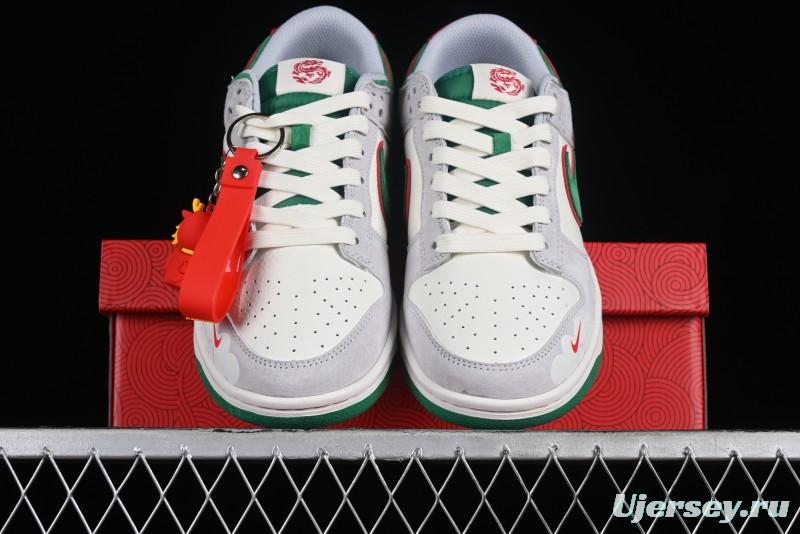 Nike SB Dunk Low Chinese New Year Limited - Azure Dragon Anniversary High-End Custom Low-Top Casual Skate Shoes - CR8033-505