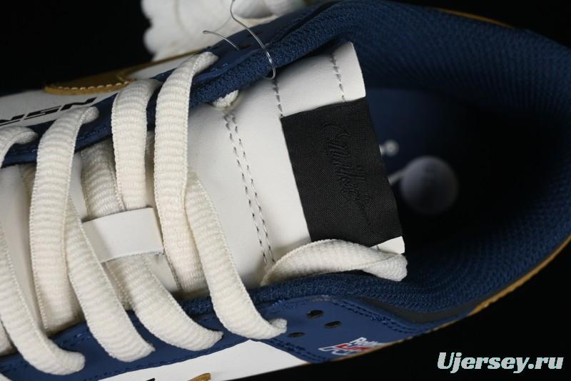 Nike SB Dunk Low Retro White Blue Collaboration Low-Top Casual Skateboarding Shoes - MU0232-365