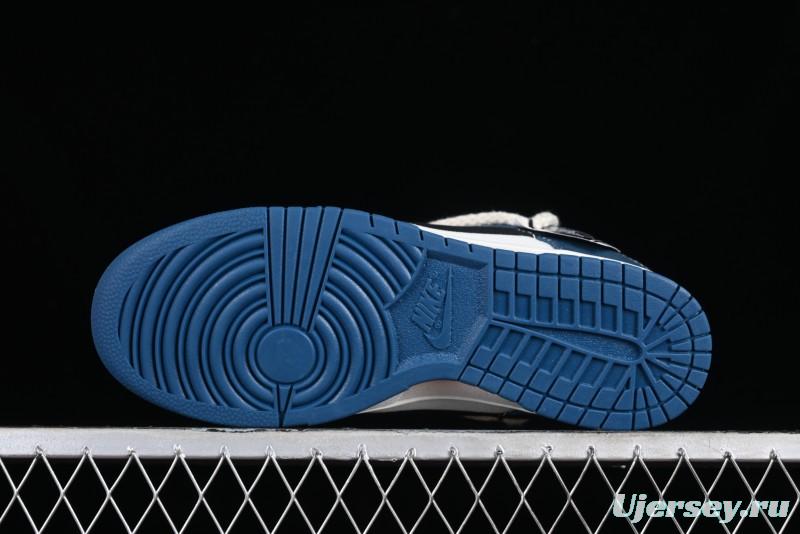 Nike Dunk Low High Street Style Ocean Protection Deconstructed SB Lace-Up Casual Skate Shoes - DV0834-101