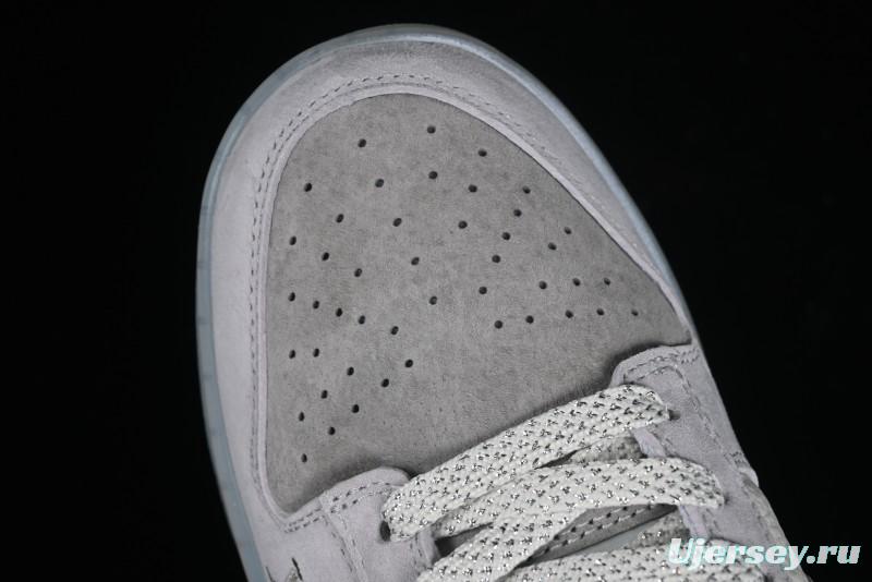 Nike SB Dunk Low LV Collaboration - Beige Grey Crystal Sole Night Light Anniversary High-End Custom Low-Top Casual Sneakers - CR8033-503