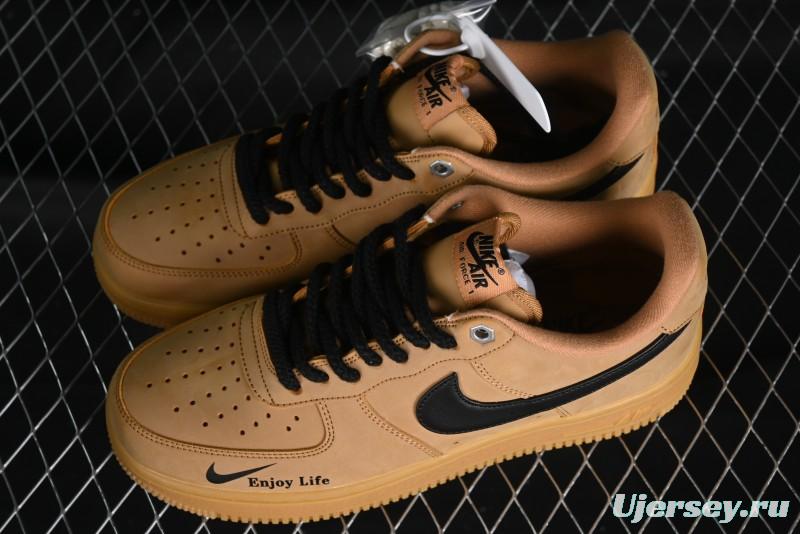 Nike Air Force 1 '07 Low Wheat Low-Top Sneakers - FZ7372-200