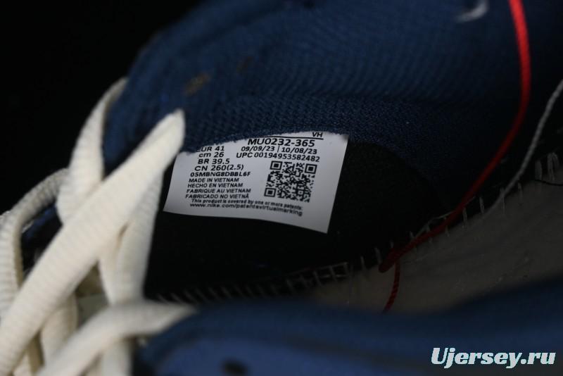 Nike SB Dunk Low Retro White Blue Collaboration Low-Top Casual Skateboarding Shoes - MU0232-365