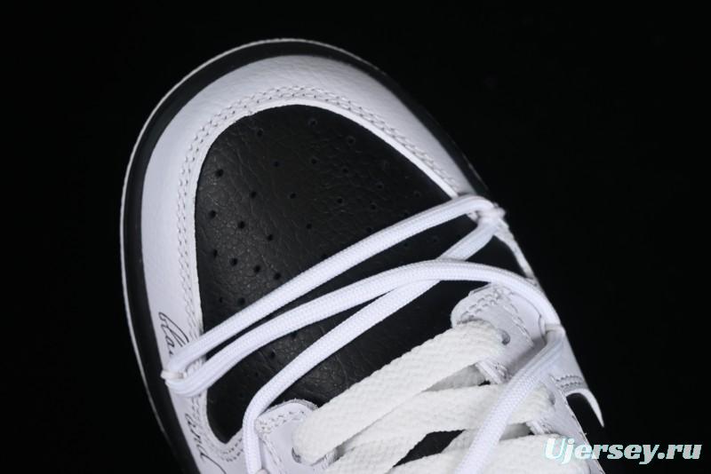 Nike Dunk Low Reverse Panda Graffiti Color SB Lace-Up Low-Top Casual Skate Shoes - FD9064-011