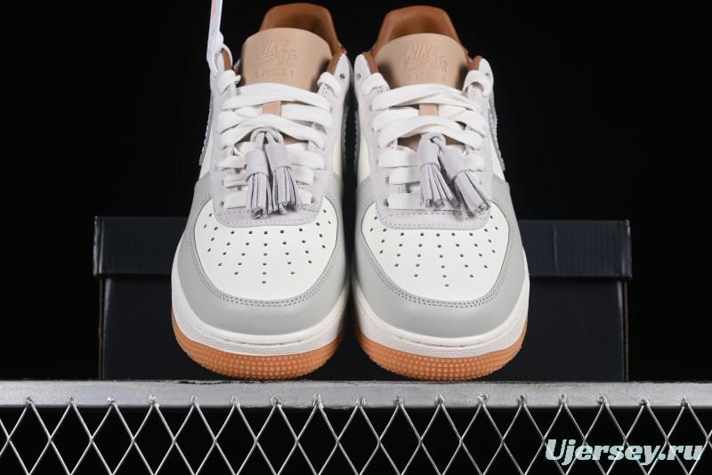Nike Air Force 1 '07 Low Casual Sneakers with Full-Length Air Cushion - HF5697-001