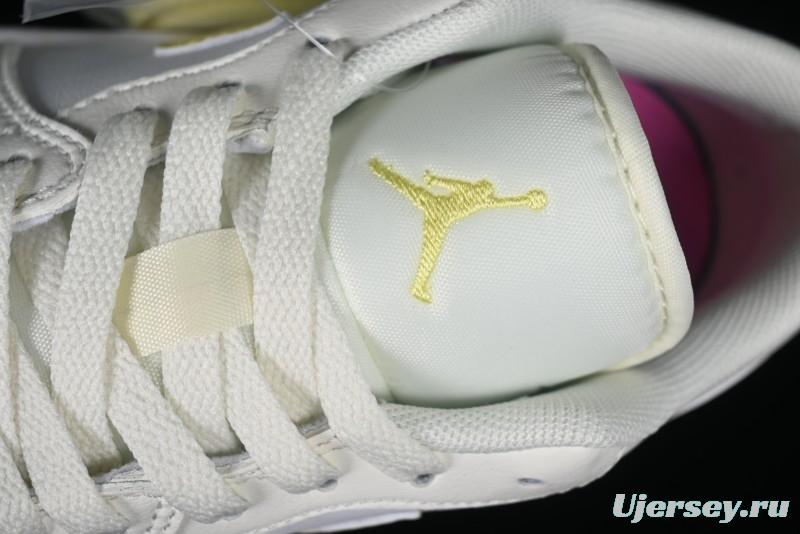 Nike Air Jordan 1 Low AJ1 Lemon Yellow Low-Top Casual Sneakers - FV8486-181