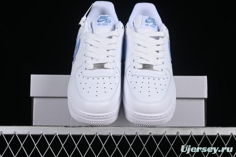 Nike Air Force 1 '07 Low Custom Chinese Style - Spring Cherry Blossom Casual Sneakers - DD8959-100