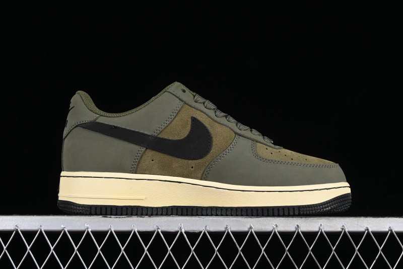 Nike Air Force 1 '07 Low LV Collaboration - Military Green Casual Sneakers - BA8806-223