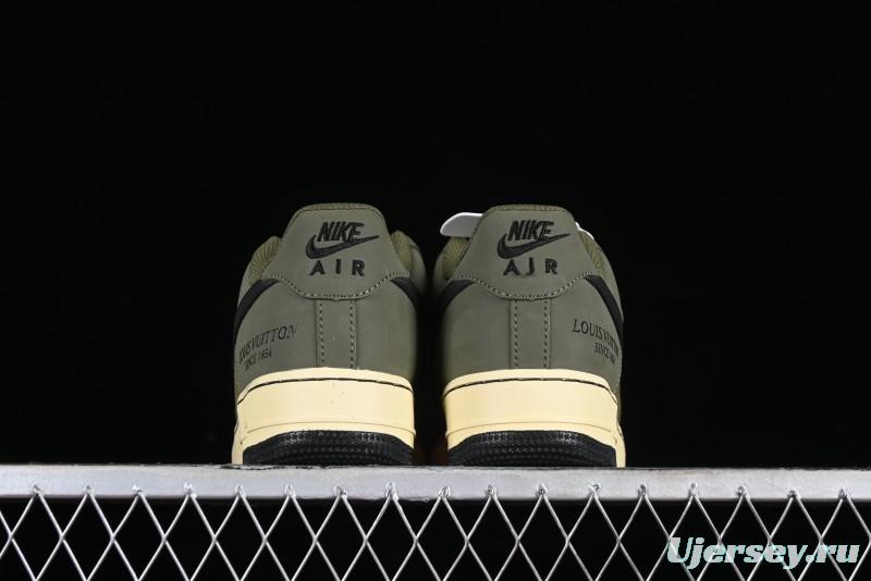 Nike Air Force 1 '07 Low LV Collaboration - Military Green Casual Sneakers - BA8806-223