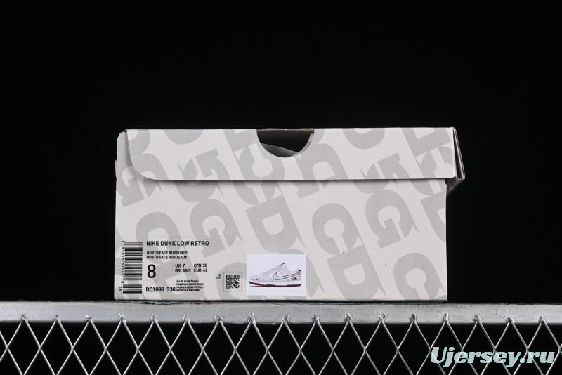 Nike Dunk Low The North Face CDG Collaboration - Grey Skateboard Shoes - DQ1098-336