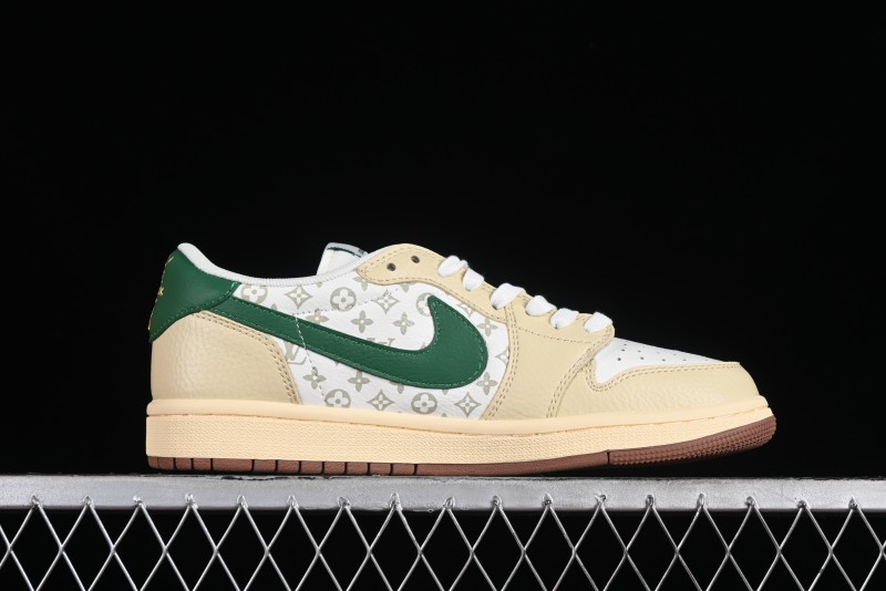 Nike Air Jordan 1 Low OG SP Travis Scott x Fragment Design Collaboration Sneakers - LX1988-300