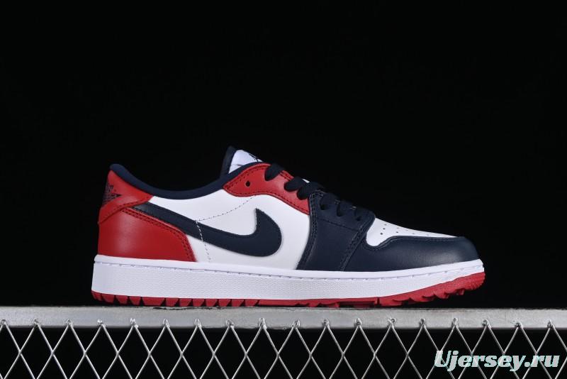 Nike Air Jordan 1 Low Golf Shoes Black Toe - DD9315-113