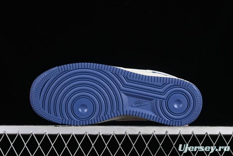 Nike Air Force 1 '07 Low LV Collaboration - Fluorescent Tie-Dye Denim Low-Top Casual Sneakers DD8686-400