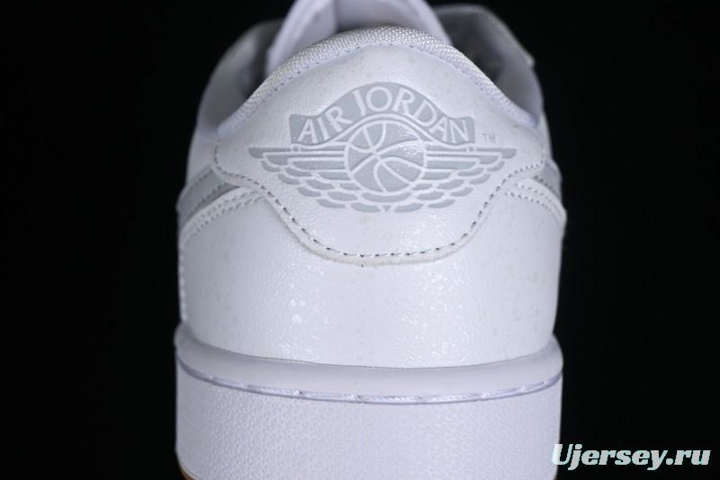Nike Air Jordan 1 Low Golf Shoes White with Gum Sole - DD9315-111