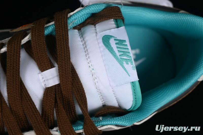 Nike Dunk Low Panda Prank Spring Touchdown Spring Forward Brown Green SB Strap Low Top Casual Skate Shoes - DV0834-101