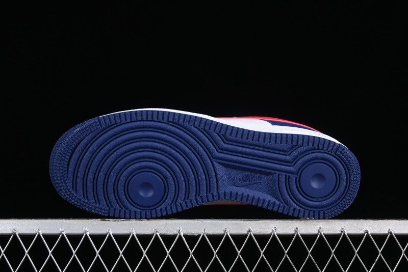 Nike Air Force 1 '07 Low White Blue Red Casual Shoes - CZ9164-100