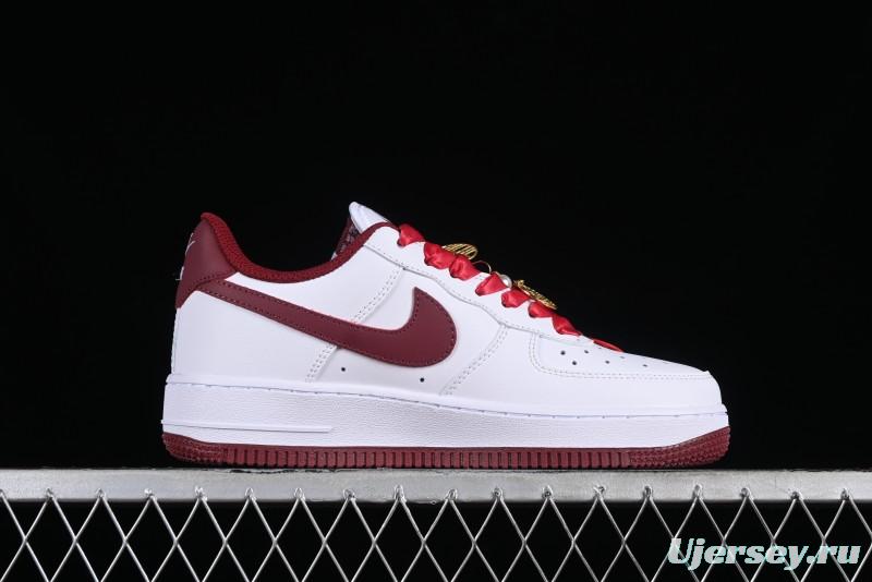 Nike Air Force 1 '07 Low Casual Sneakers with Full-Length Air Cushion - FV5948-105