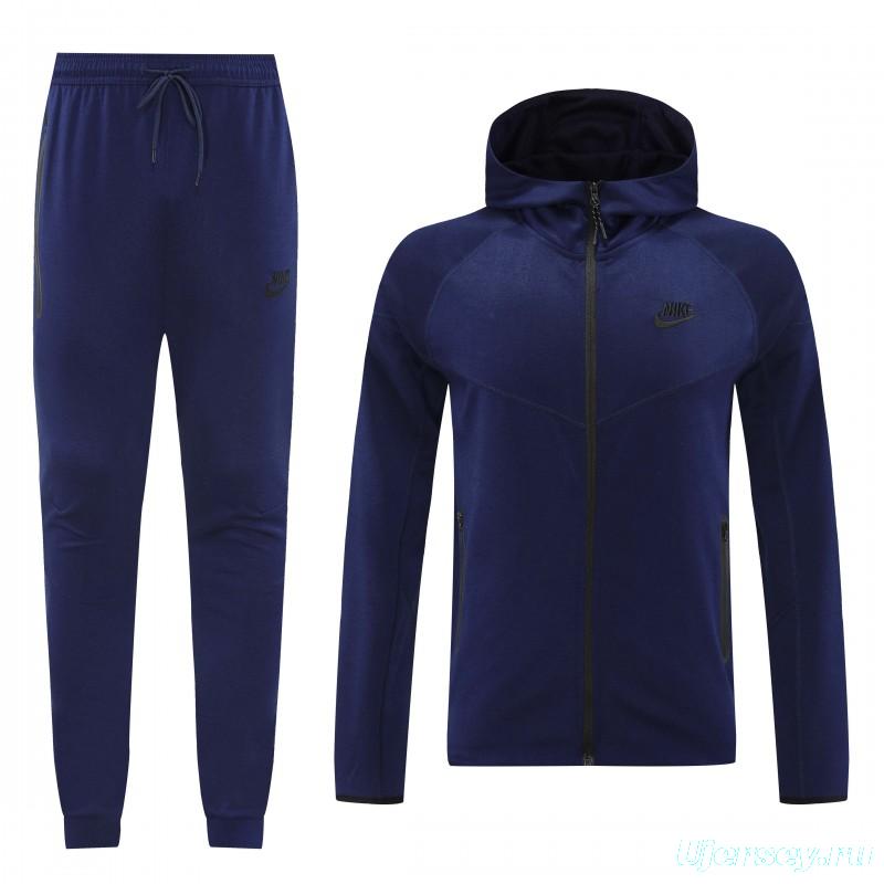 24/25 Nike Navy Hoodie Full Zipper Jacket +Long Pants