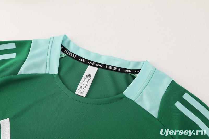 24/25 Adidas Green Short Sleeve Jersey+Shorts