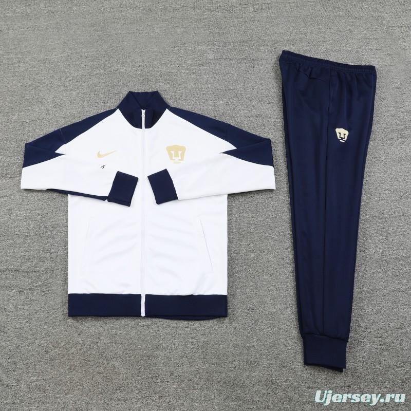 24/25 Club America White Full Zipper Jacket +Long Pants