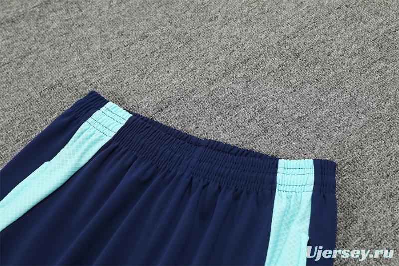 24/25 Arsenal Blue/Navy Half Zipper Jacket+Long Pants