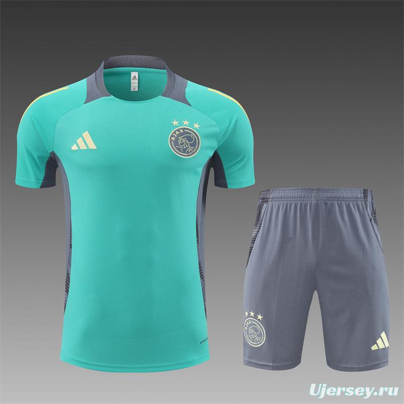 24/25 Ajax Green Short Sleeve Jersey+Shorts