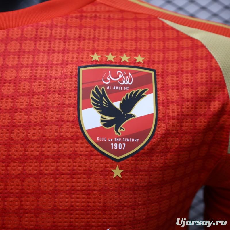 Player Version 24/25 Egypt Al Ahly Home Jersey