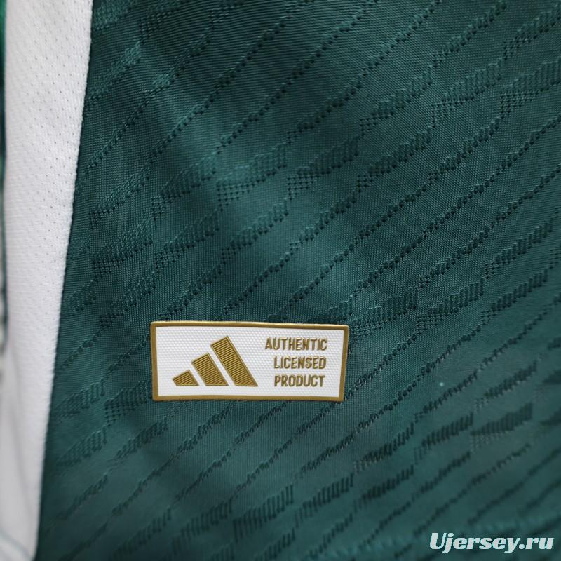 Player Version 2024 Italy Pre-Match Green Jersey