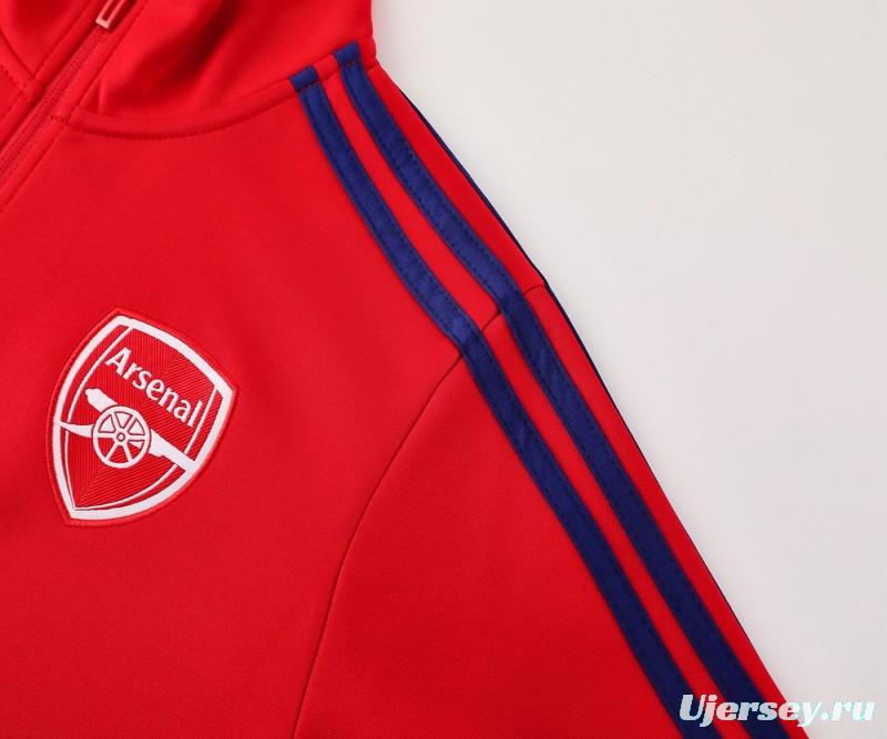 24/25 Arsenal Red Full Zipper Jacket +Long Pants