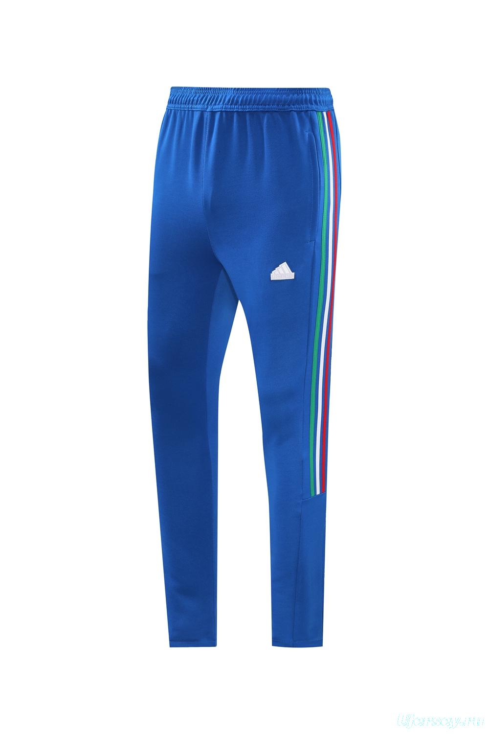 2024 Adidas Blue Full Zipper Jacket +Long Pants