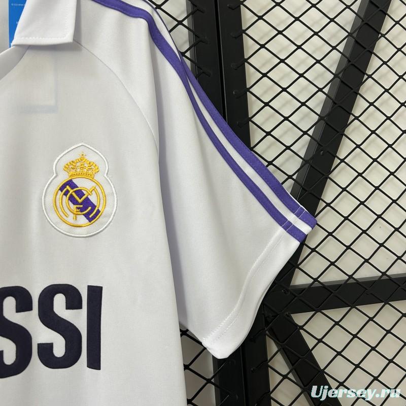 Retro 84/85 Real Madrid Home Jersey