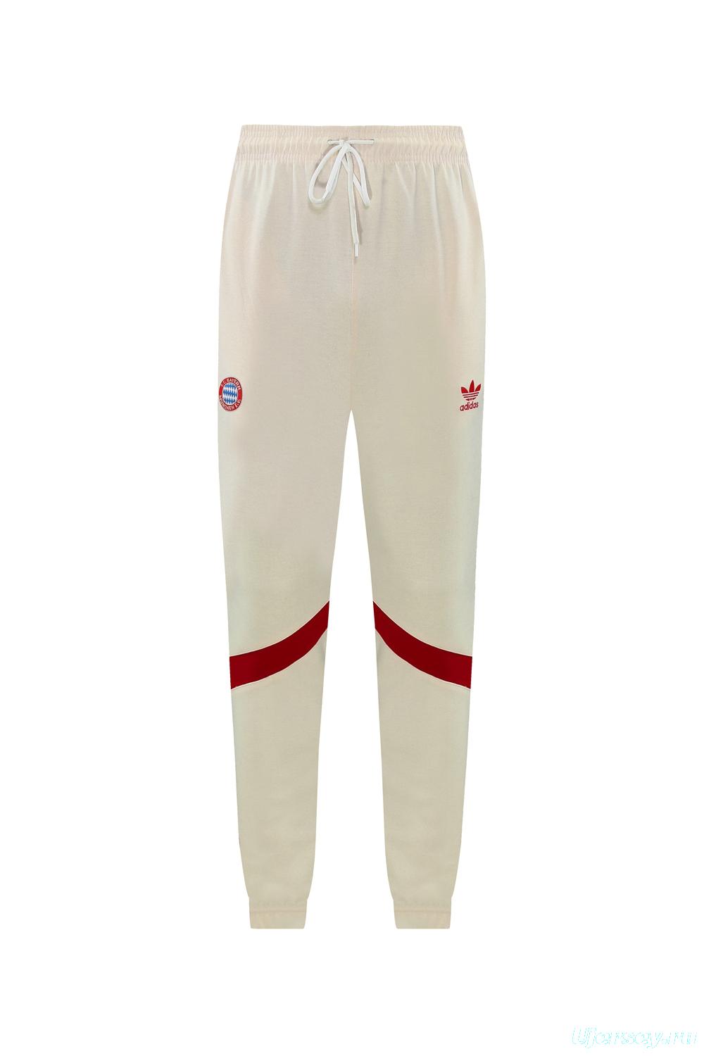 24/25 Bayern Munich Beige Hoodie Jacket +Long Pants