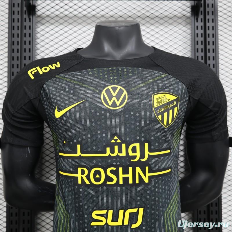 Player Version 25/26 Al-Ittihad Third Black Jersey