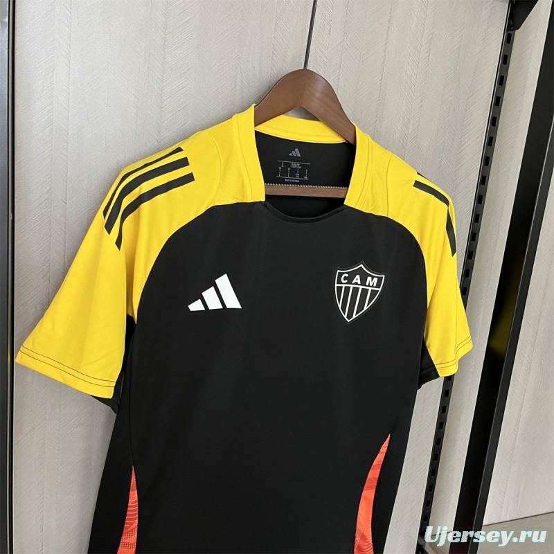 25/26 Atletico Mineiro Training Black/Yellow Jersey S-XXXXL