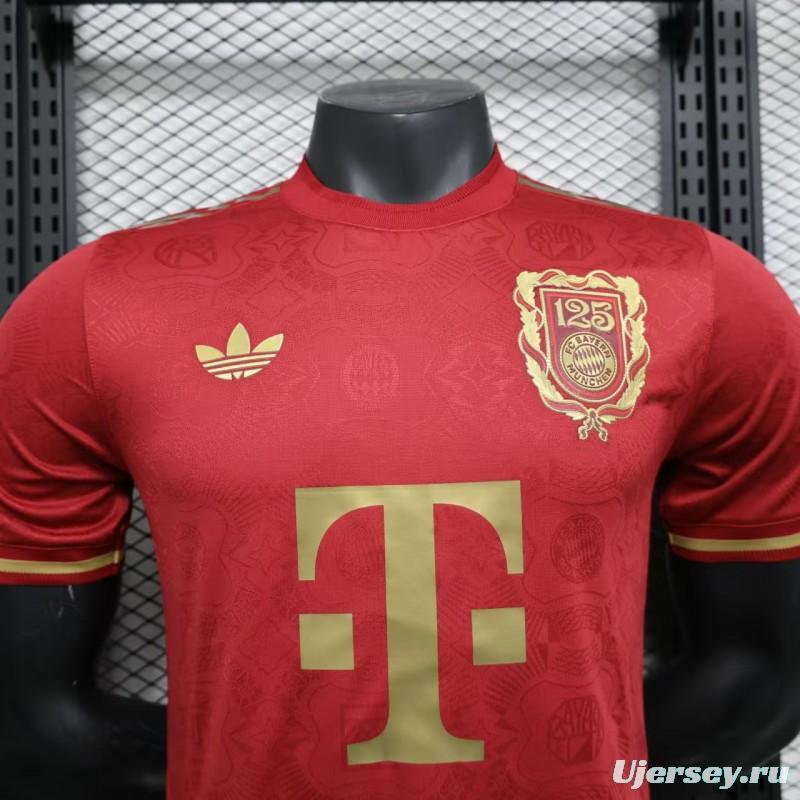 Player Version 25/26 Bayern Munich 125Th Anniversary Jersey