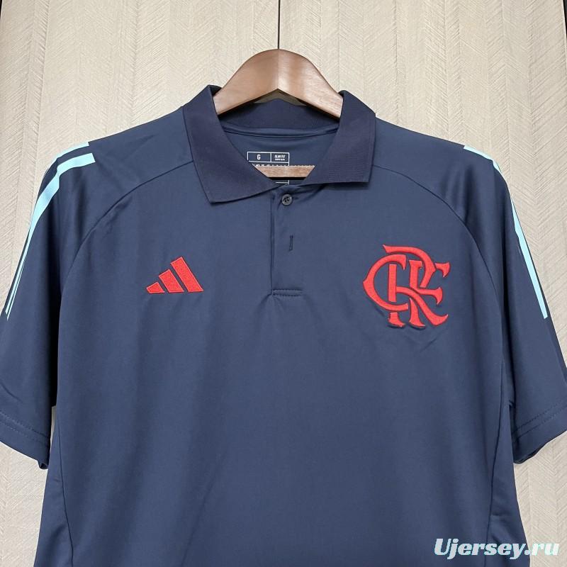 25/26 Flamengo Dark Blue POLO Jersey S-XXXXL