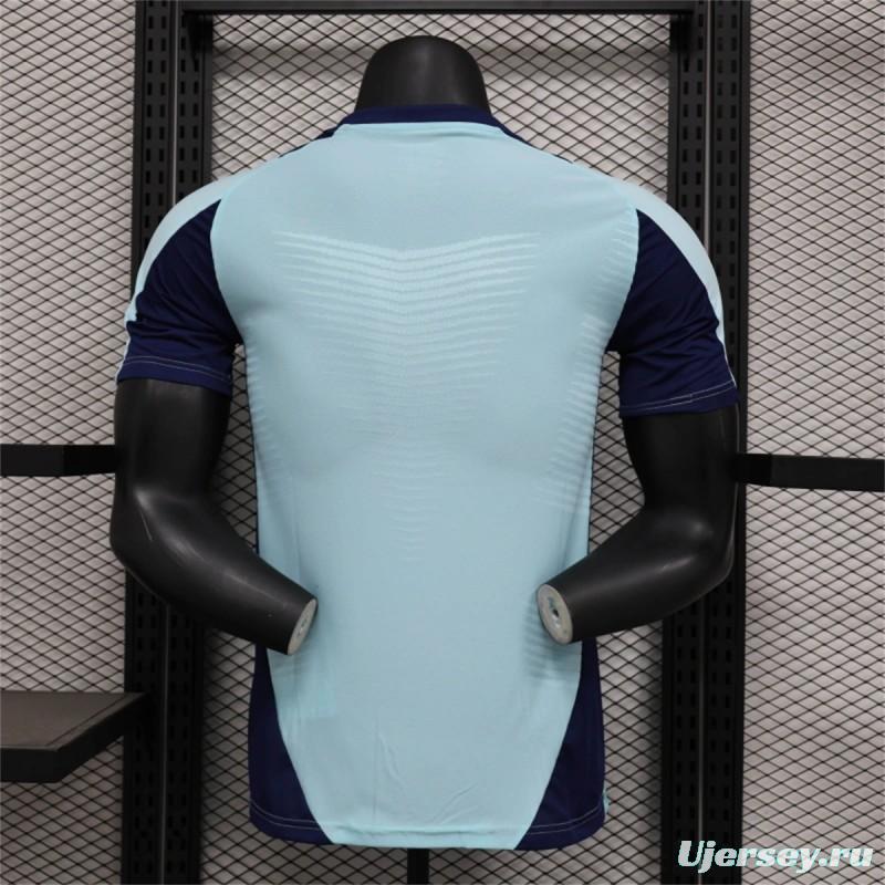 24/25 Player Version Arsenal Pre Match Light Blue Training Jersey