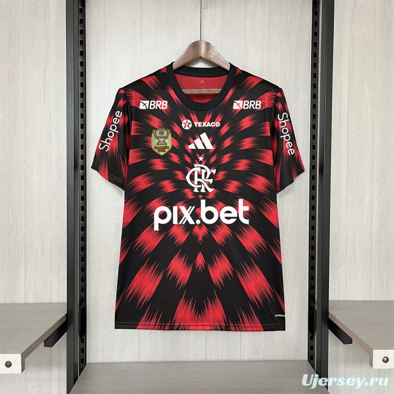 25/26 Flamengo Pre-match All Sponsor S-XXXXL