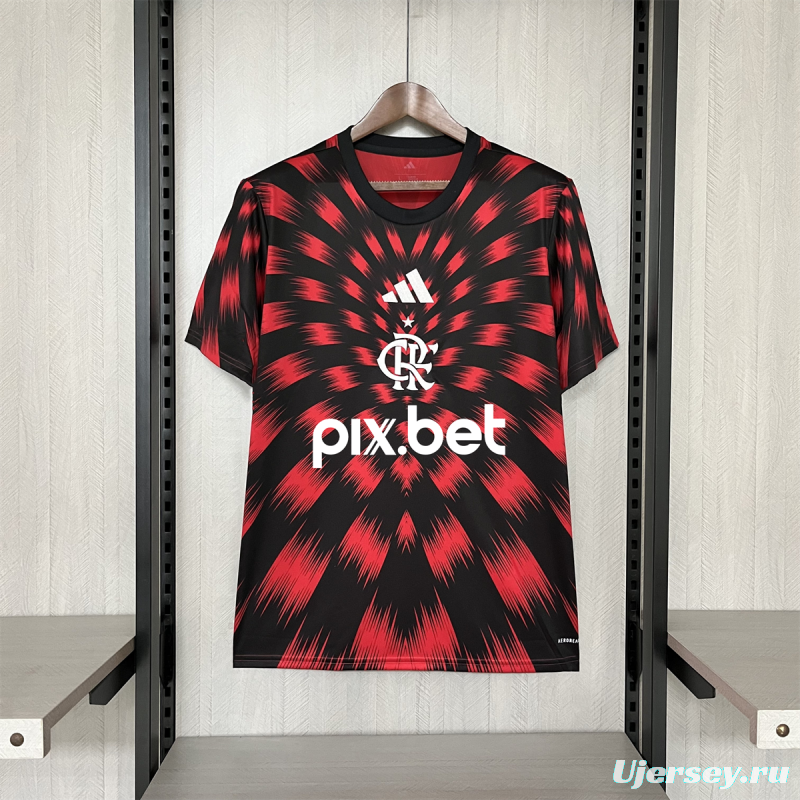 25/26 Flamengo Pre-match All Sponsor S-XXXXL