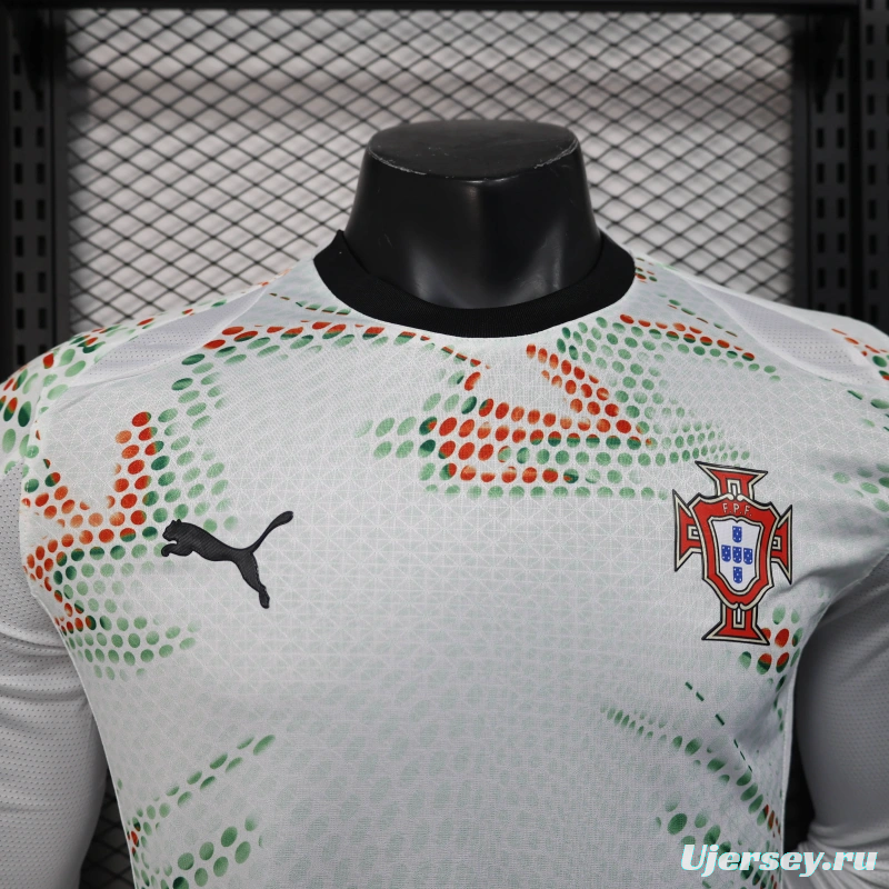 25/26 Player Version Portugal Away Long Sleeve Jersey