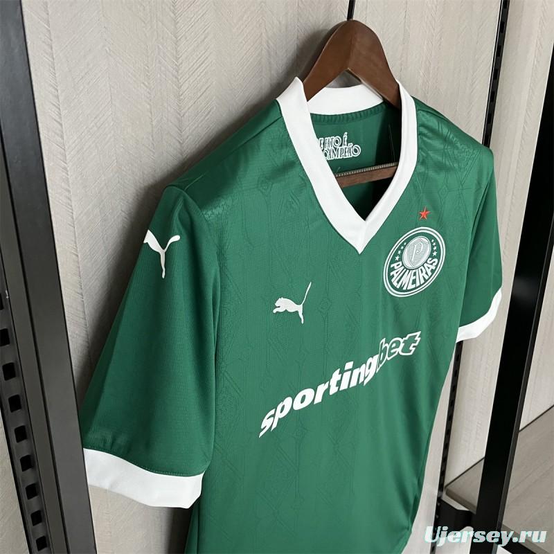 25/26 Palmeiras Home Jersey S-XXXXL