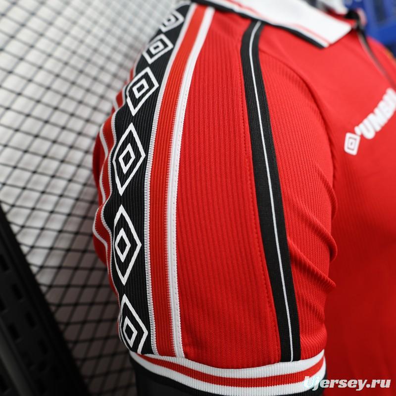 Player Version 98/99 Manchester United Home Jersey