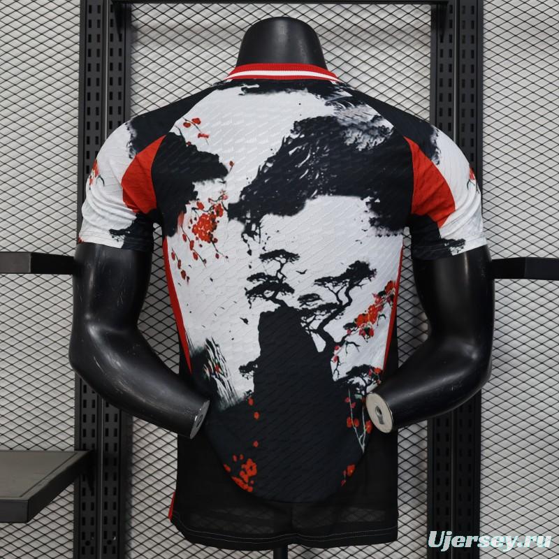 Player Version 25/26 Real Madrid Chinese Ink Painting Style Limited Edition Jersey with Emirates Sponsor