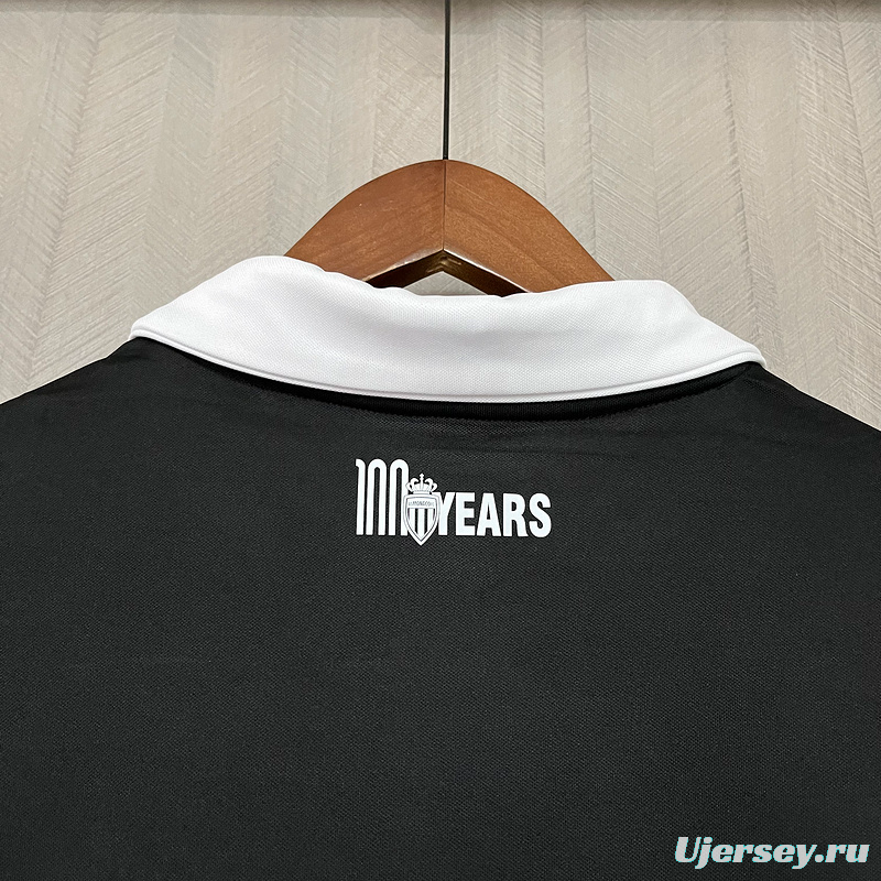 25/26 AS Monaco 100th Anniversary Black Jersey