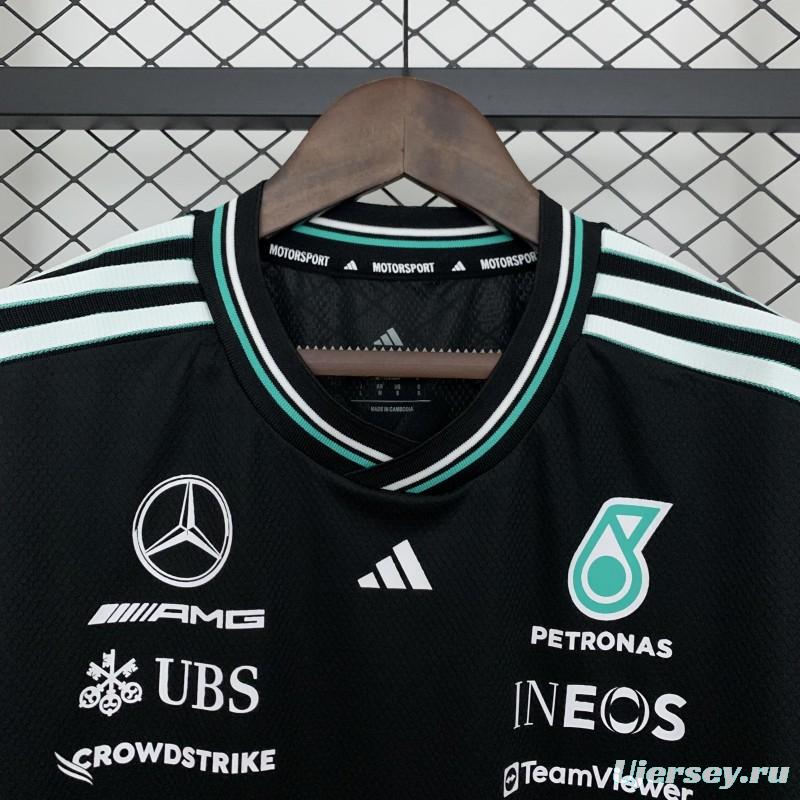 2025 F1 Formula AMG Black T-Shirt